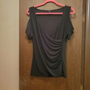 Torrid short sleeve cold shoulder top